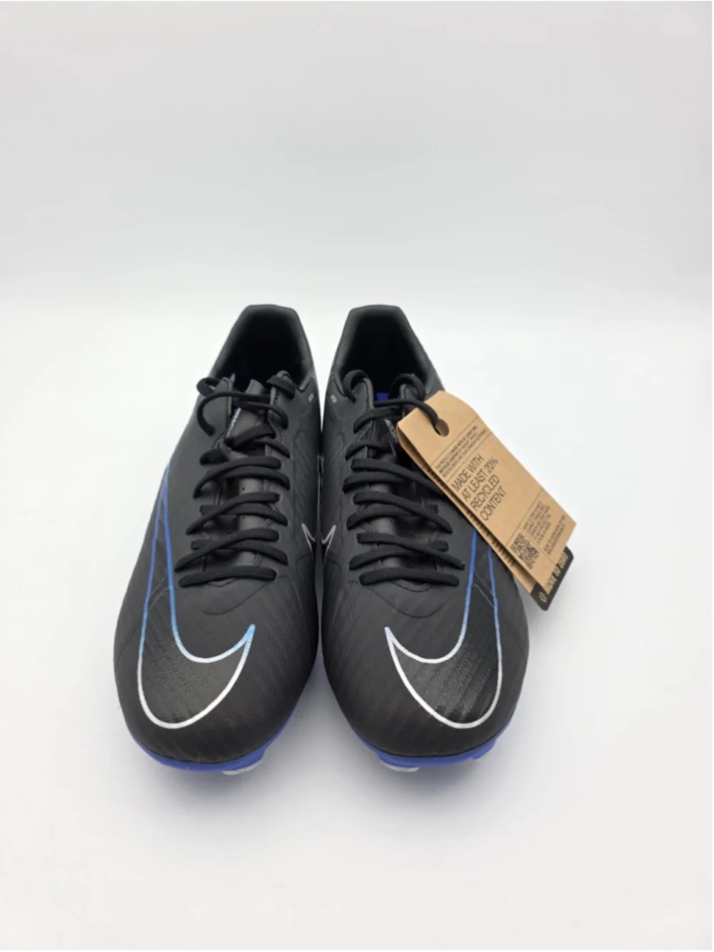 Nike Zoom Mercurial Vapor 15 Academy Fg/Mg Black-Royal Blue Sz 6 DJ5631-040